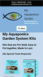 Mobile Screenshot of myaquaponicsgarden.com